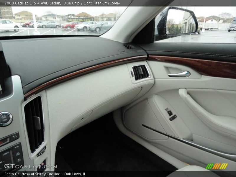 Blue Chip / Light Titanium/Ebony 2008 Cadillac CTS 4 AWD Sedan