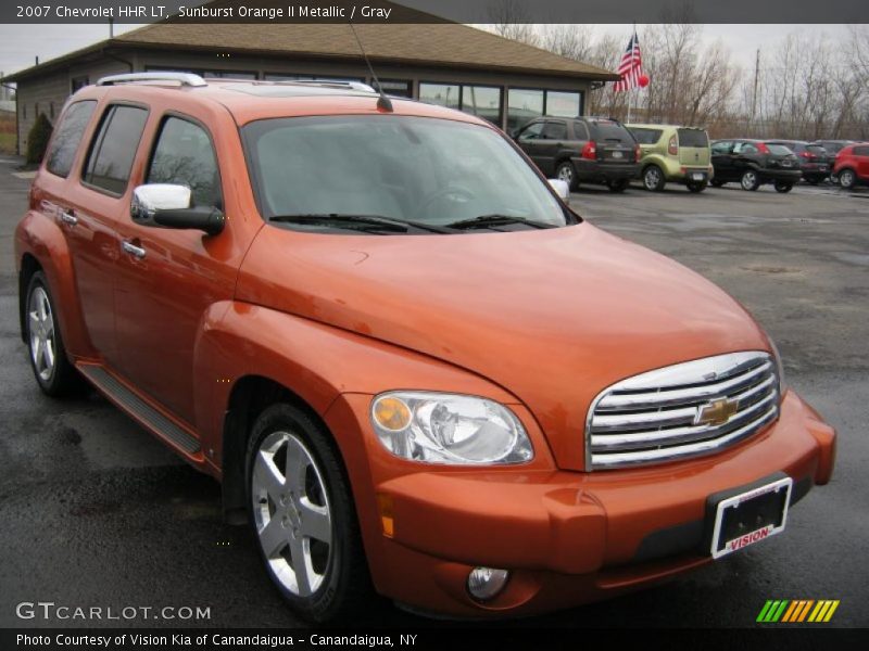 Sunburst Orange II Metallic / Gray 2007 Chevrolet HHR LT