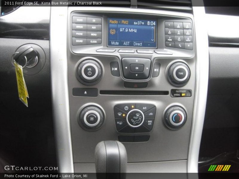 Kona Blue Metallic / Charcoal Black 2011 Ford Edge SE