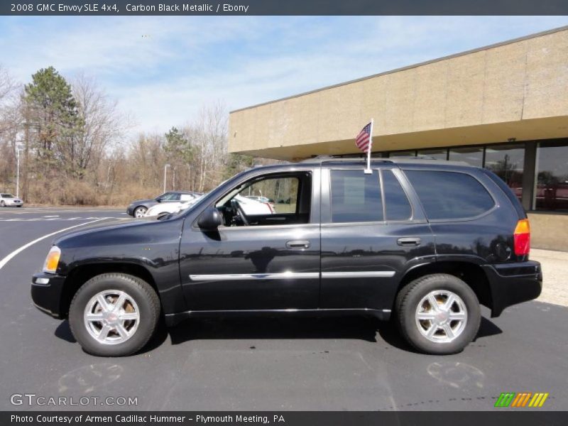 Carbon Black Metallic / Ebony 2008 GMC Envoy SLE 4x4