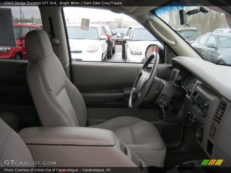 Bright White / Dark Slate Gray/Taupe 2003 Dodge Durango SXT 4x4