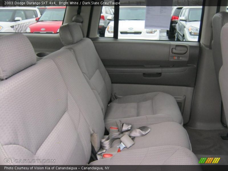 Bright White / Dark Slate Gray/Taupe 2003 Dodge Durango SXT 4x4