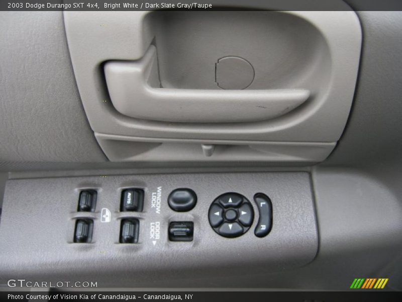 Bright White / Dark Slate Gray/Taupe 2003 Dodge Durango SXT 4x4