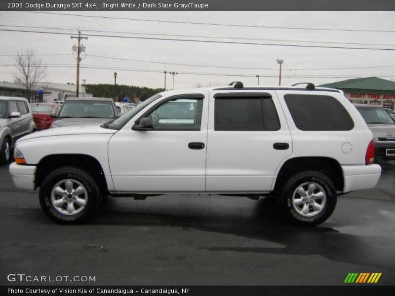 Bright White / Dark Slate Gray/Taupe 2003 Dodge Durango SXT 4x4