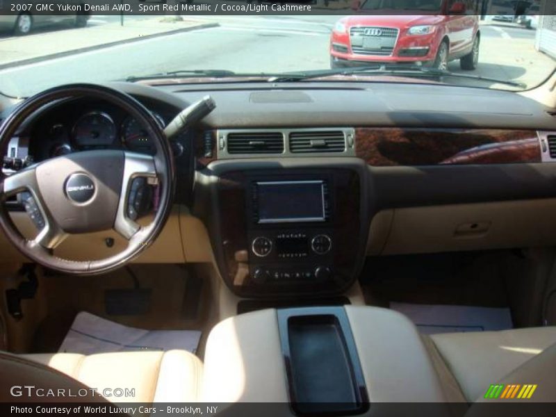Sport Red Metallic / Cocoa/Light Cashmere 2007 GMC Yukon Denali AWD