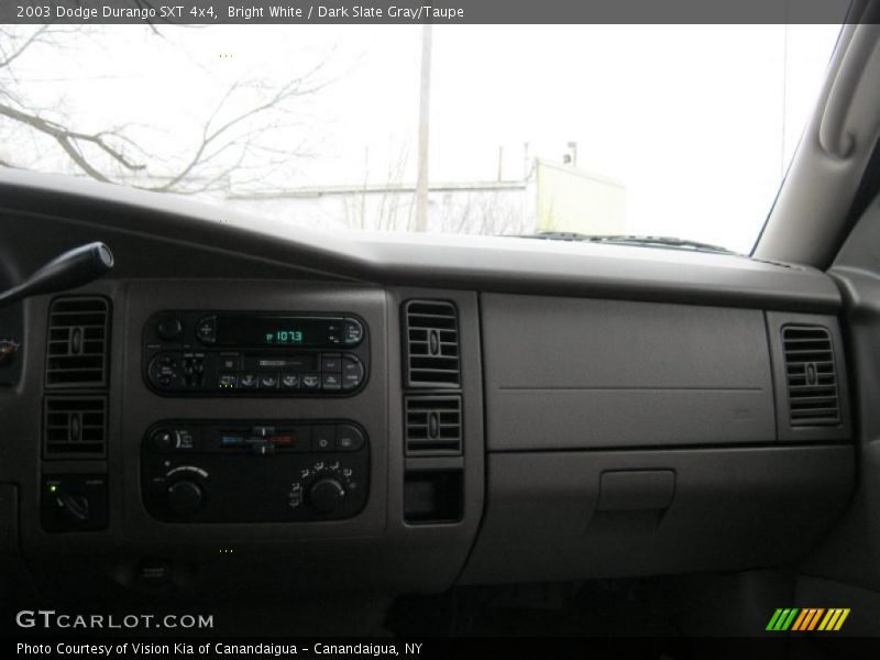 Bright White / Dark Slate Gray/Taupe 2003 Dodge Durango SXT 4x4