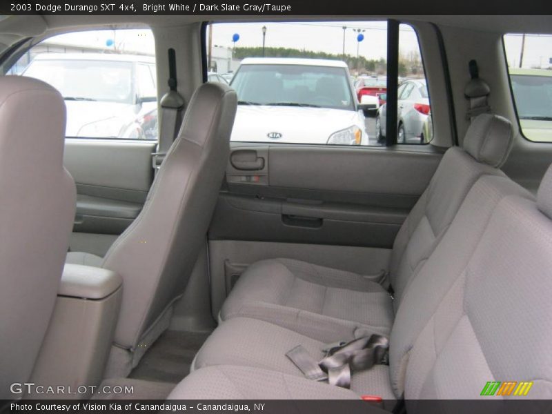 Bright White / Dark Slate Gray/Taupe 2003 Dodge Durango SXT 4x4