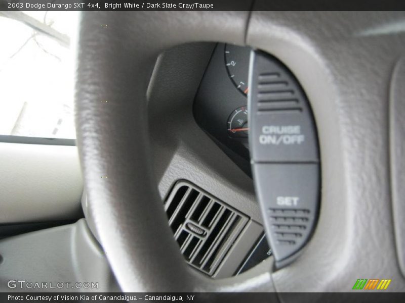Bright White / Dark Slate Gray/Taupe 2003 Dodge Durango SXT 4x4