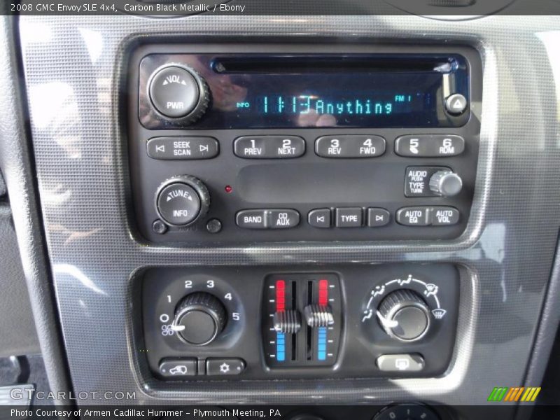 Carbon Black Metallic / Ebony 2008 GMC Envoy SLE 4x4