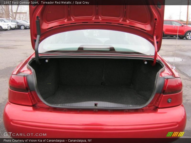 Toreador Red Metallic / Opal Grey 1997 Ford Contour Sport