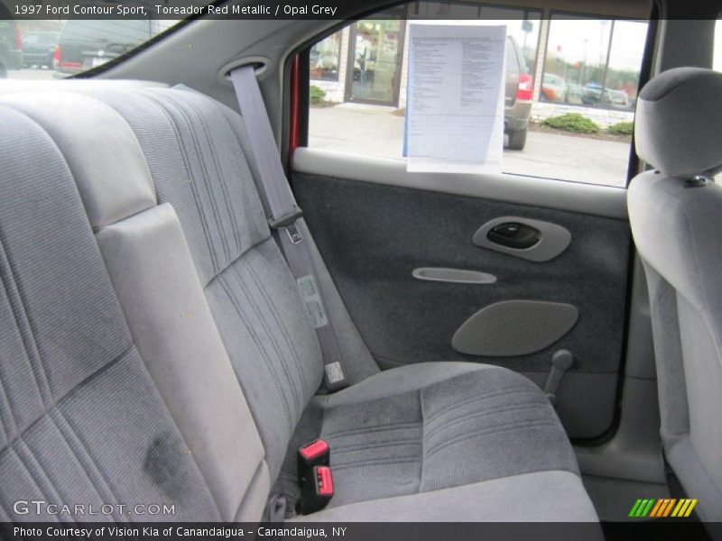 Toreador Red Metallic / Opal Grey 1997 Ford Contour Sport
