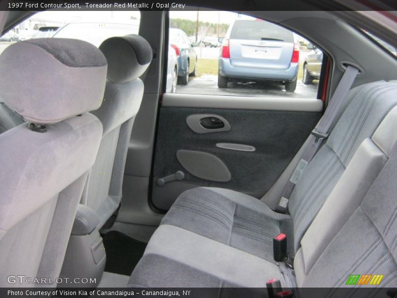 Toreador Red Metallic / Opal Grey 1997 Ford Contour Sport