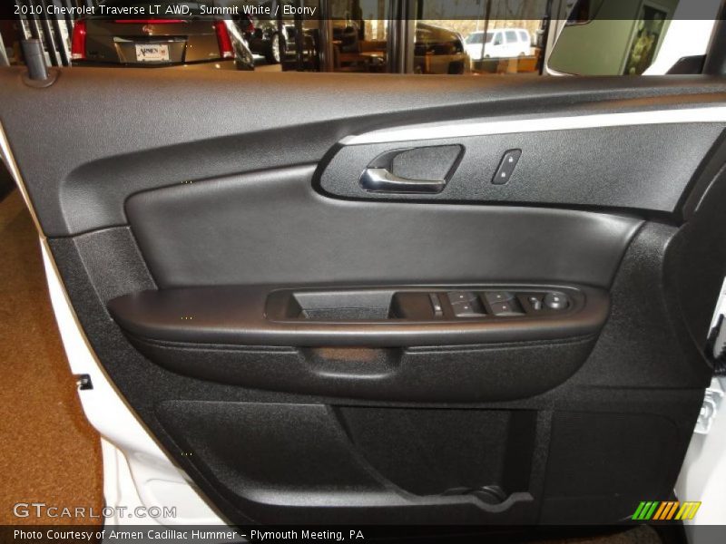 Summit White / Ebony 2010 Chevrolet Traverse LT AWD