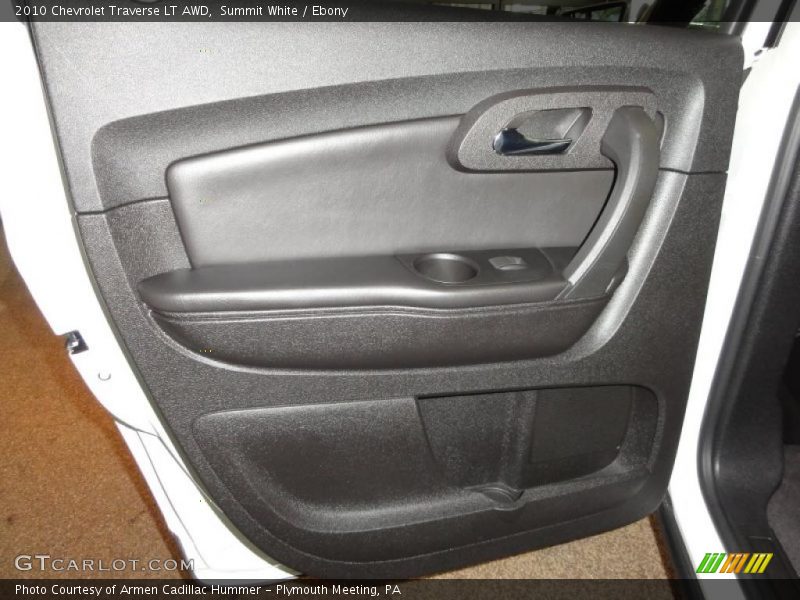 Summit White / Ebony 2010 Chevrolet Traverse LT AWD