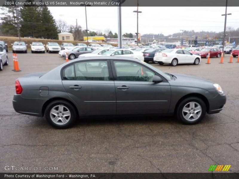 Medium Gray Metallic / Gray 2004 Chevrolet Malibu LS V6 Sedan