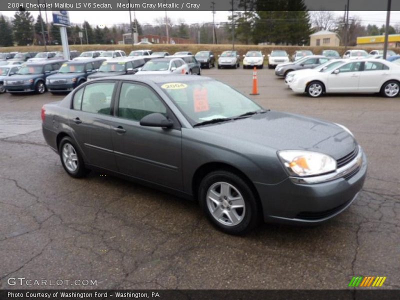 Medium Gray Metallic / Gray 2004 Chevrolet Malibu LS V6 Sedan