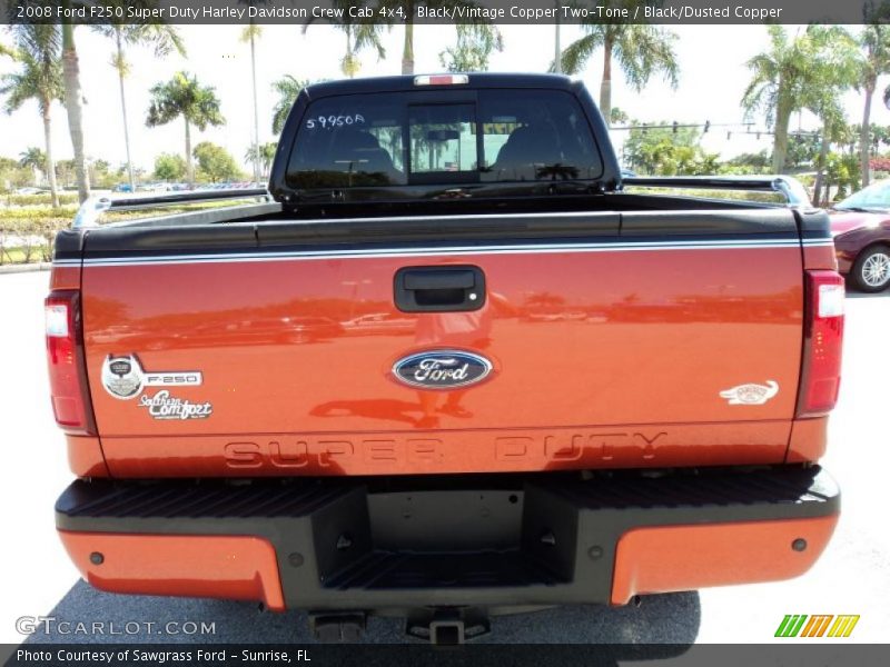 Black/Vintage Copper Two-Tone / Black/Dusted Copper 2008 Ford F250 Super Duty Harley Davidson Crew Cab 4x4
