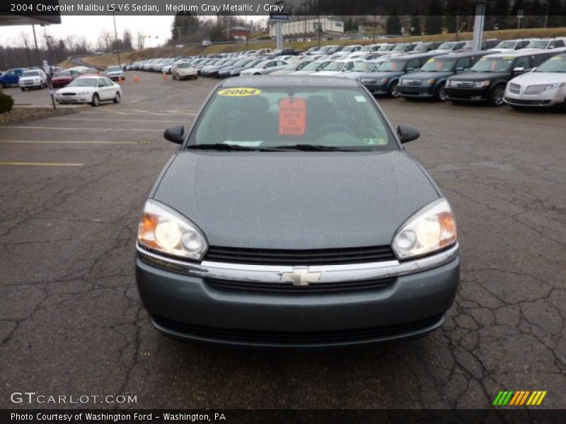 Medium Gray Metallic / Gray 2004 Chevrolet Malibu LS V6 Sedan