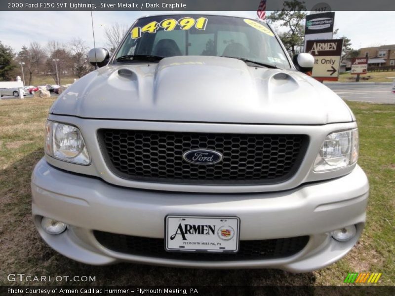 Silver Metallic / Dark Graphite 2000 Ford F150 SVT Lightning