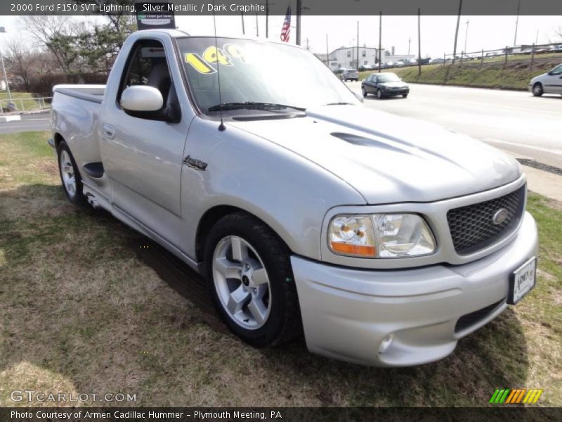 Silver Metallic / Dark Graphite 2000 Ford F150 SVT Lightning