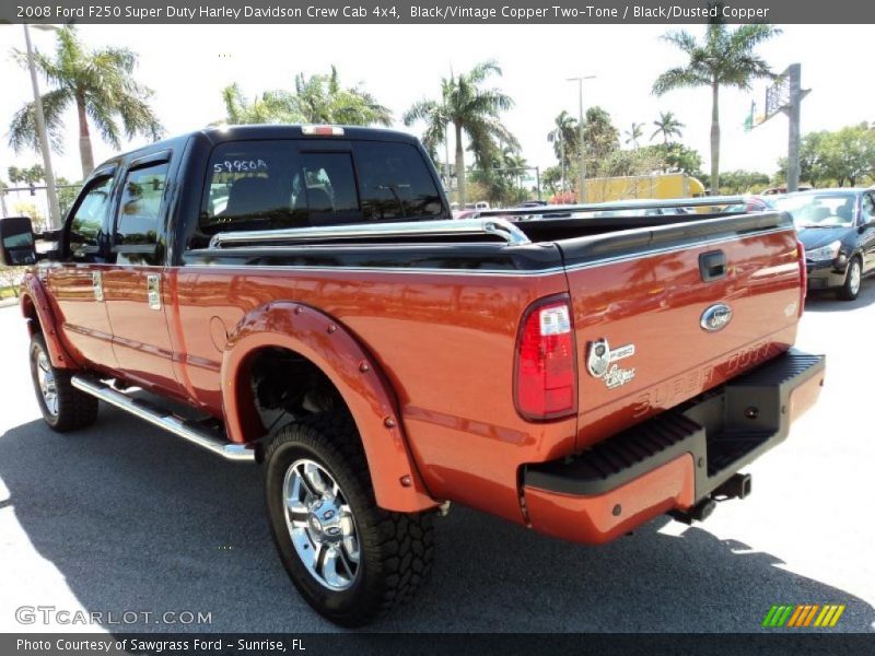 Black/Vintage Copper Two-Tone / Black/Dusted Copper 2008 Ford F250 Super Duty Harley Davidson Crew Cab 4x4