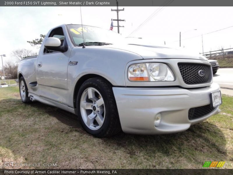 Silver Metallic / Dark Graphite 2000 Ford F150 SVT Lightning