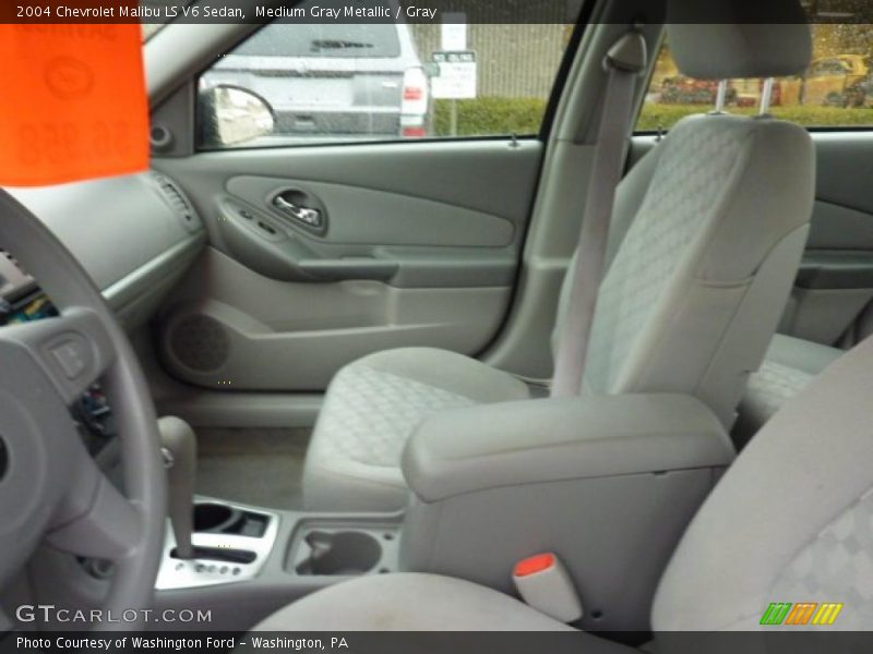 Medium Gray Metallic / Gray 2004 Chevrolet Malibu LS V6 Sedan