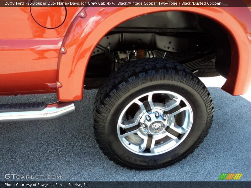 Black/Vintage Copper Two-Tone / Black/Dusted Copper 2008 Ford F250 Super Duty Harley Davidson Crew Cab 4x4