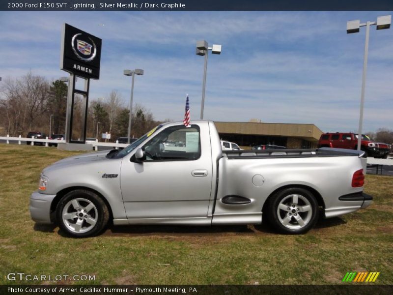 Silver Metallic / Dark Graphite 2000 Ford F150 SVT Lightning