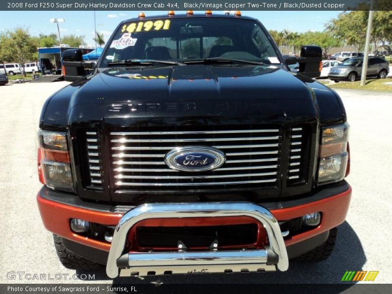 Black/Vintage Copper Two-Tone / Black/Dusted Copper 2008 Ford F250 Super Duty Harley Davidson Crew Cab 4x4