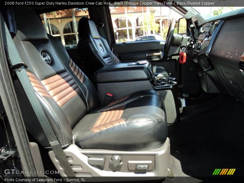 Black/Vintage Copper Two-Tone / Black/Dusted Copper 2008 Ford F250 Super Duty Harley Davidson Crew Cab 4x4