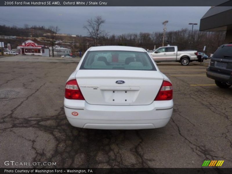 Oxford White / Shale Grey 2006 Ford Five Hundred SE AWD