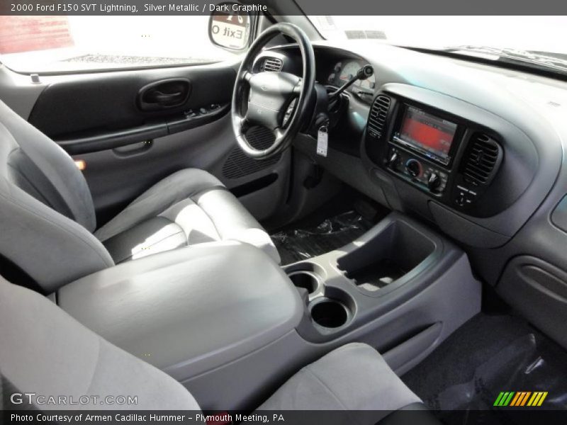 Silver Metallic / Dark Graphite 2000 Ford F150 SVT Lightning