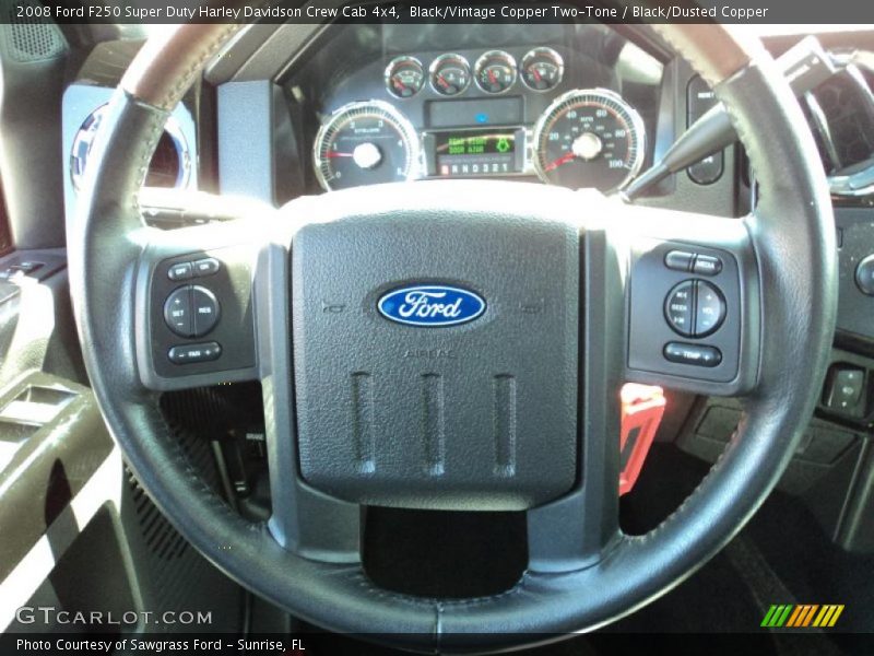 Black/Vintage Copper Two-Tone / Black/Dusted Copper 2008 Ford F250 Super Duty Harley Davidson Crew Cab 4x4