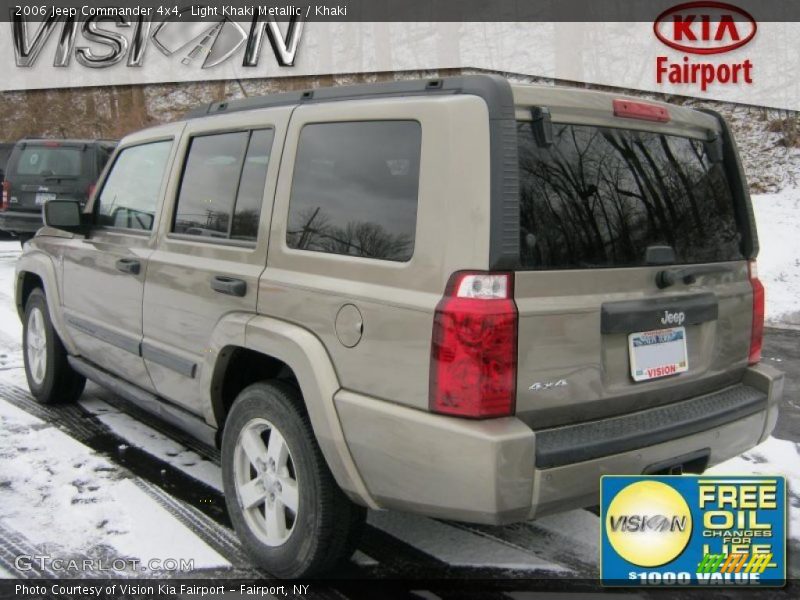 Light Khaki Metallic / Khaki 2006 Jeep Commander 4x4