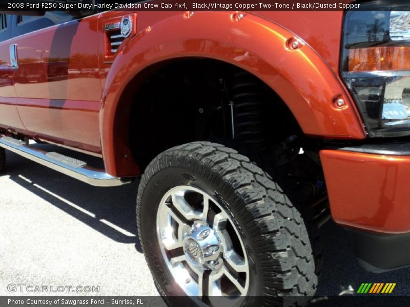 Black/Vintage Copper Two-Tone / Black/Dusted Copper 2008 Ford F250 Super Duty Harley Davidson Crew Cab 4x4