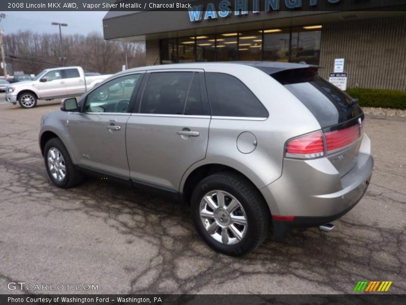 Vapor Silver Metallic / Charcoal Black 2008 Lincoln MKX AWD
