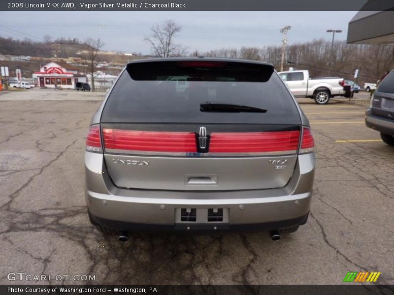 Vapor Silver Metallic / Charcoal Black 2008 Lincoln MKX AWD