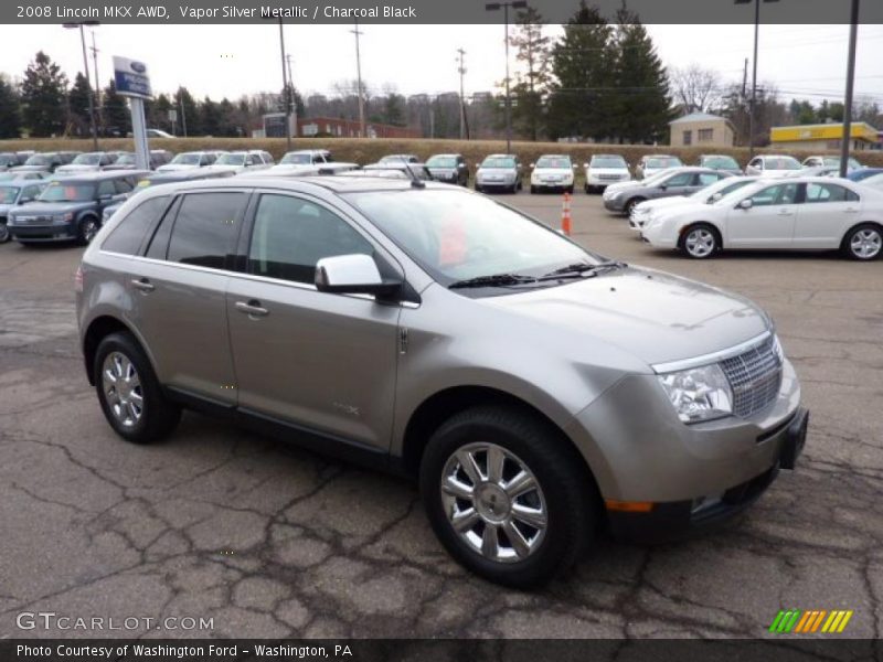 Vapor Silver Metallic / Charcoal Black 2008 Lincoln MKX AWD