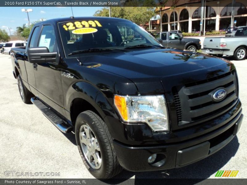 Tuxedo Black / Medium Stone 2010 Ford F150 STX SuperCab