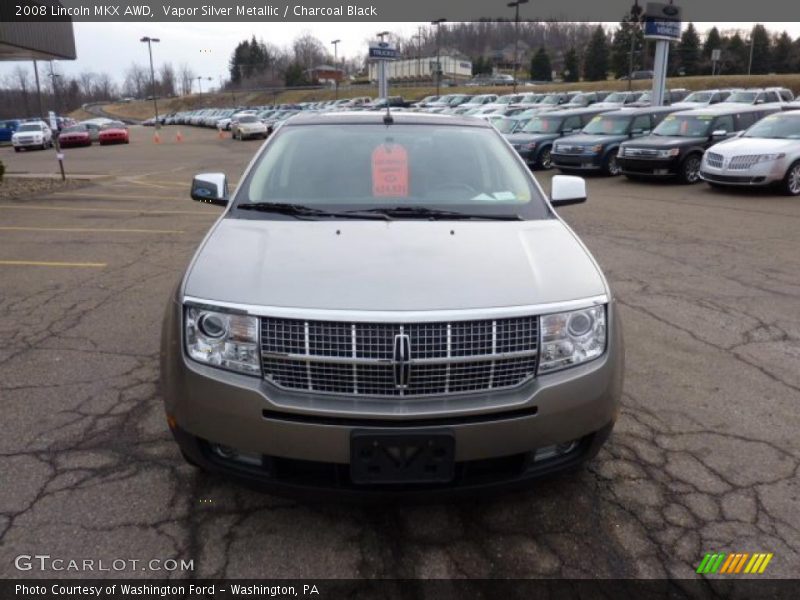 Vapor Silver Metallic / Charcoal Black 2008 Lincoln MKX AWD