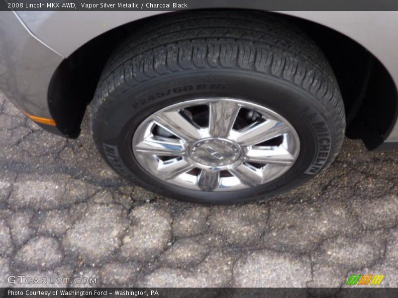 Vapor Silver Metallic / Charcoal Black 2008 Lincoln MKX AWD