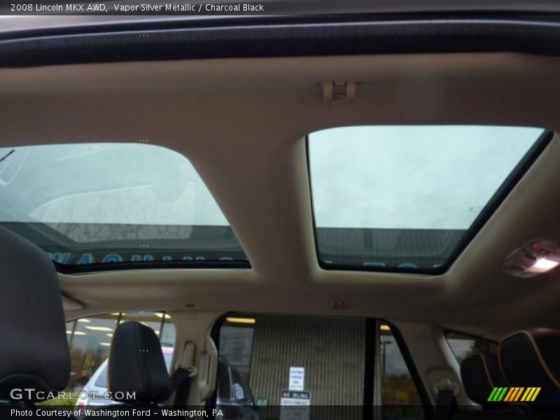 Vapor Silver Metallic / Charcoal Black 2008 Lincoln MKX AWD