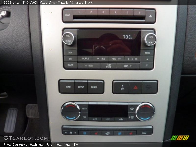 Vapor Silver Metallic / Charcoal Black 2008 Lincoln MKX AWD