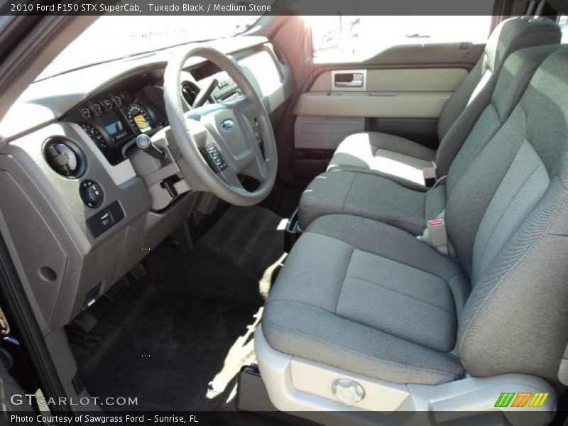 Tuxedo Black / Medium Stone 2010 Ford F150 STX SuperCab