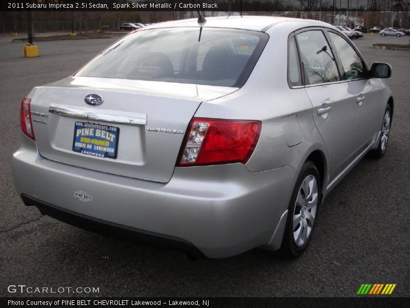 Spark Silver Metallic / Carbon Black 2011 Subaru Impreza 2.5i Sedan