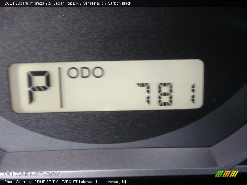 Spark Silver Metallic / Carbon Black 2011 Subaru Impreza 2.5i Sedan