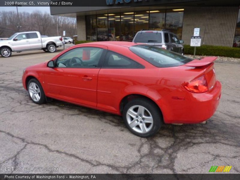 Victory Red / Ebony 2008 Pontiac G5