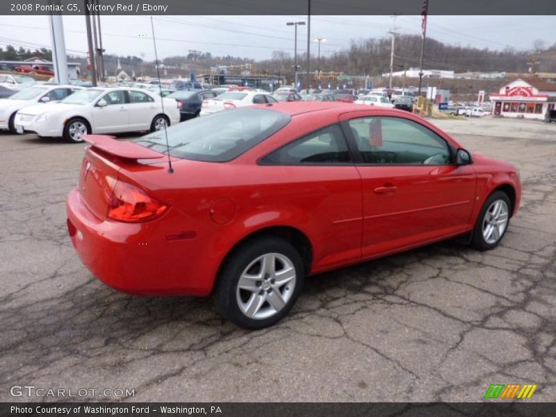 Victory Red / Ebony 2008 Pontiac G5
