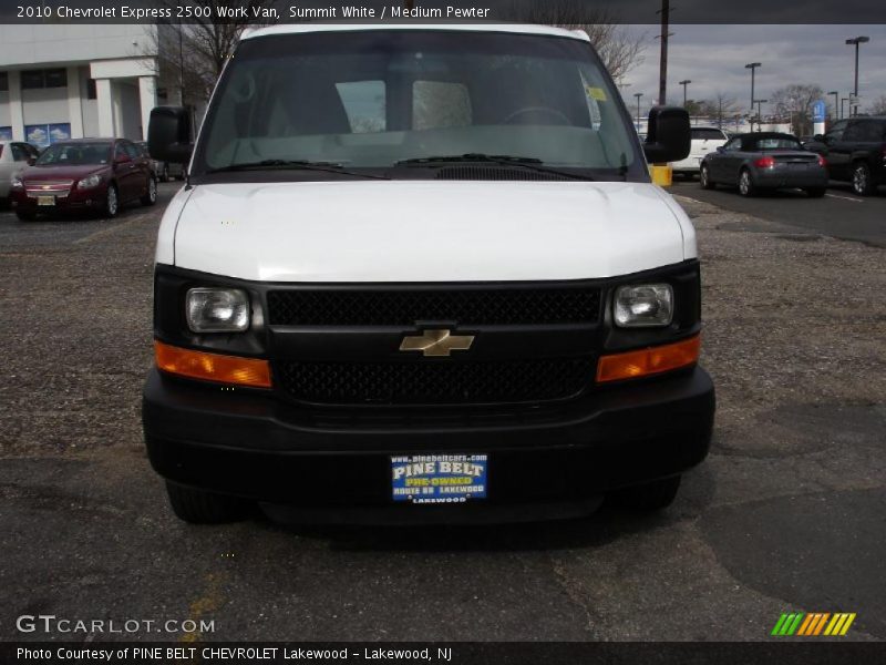 Summit White / Medium Pewter 2010 Chevrolet Express 2500 Work Van